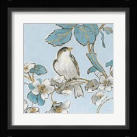 Toile Birds III Framed Print