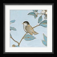 Toile Birds II Framed Print