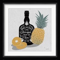 Fruity Spirits Rum Framed Print