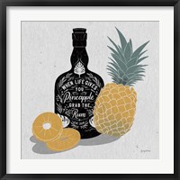 Fruity Spirits Rum Framed Print