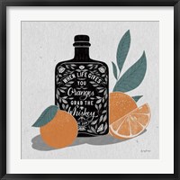 Fruity Spirits Whiskey Framed Print