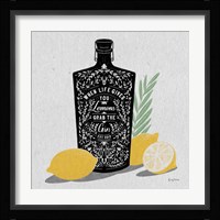 Fruity Spirits Gin Framed Print