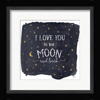 Celestial Love I Sq Framed Print