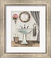 Tuscan Bath IV Greige Fine Art Print