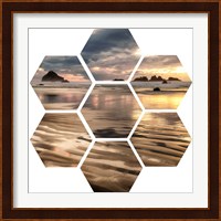 Pacific Low Tide (hexagon) Fine Art Print