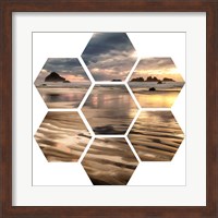 Pacific Low Tide (hexagon) Fine Art Print
