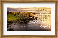 Love with Actions Fine Art Print