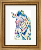Colorful Zebra Fine Art Print
