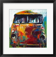 Retro Love Bus Fine Art Print