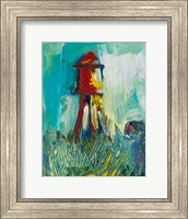 Painted Water Tower Fine Art Print
