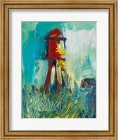 Painted Water Tower Fine Art Print