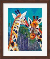 Colorful Giraffes Fine Art Print