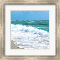 Teal Surf I Fine Art Print