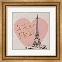 Je t'aime Paris! Fine Art Print
