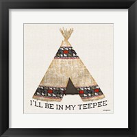 In My Teepee Fine Art Print