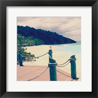 Island Vacation IV Framed Print