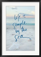 Life is Simple by the Sea Fine Art Print