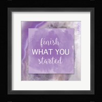 Agate Inspiration II Framed Print