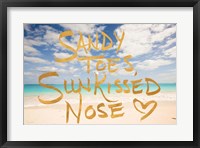 Sandy Toes, Sun Kissed Nose Fine Art Print