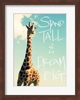 Stand Tall And Dream Big Fine Art Print