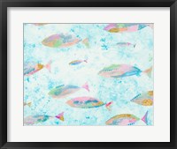 Aqua Blue Fishy Fine Art Print