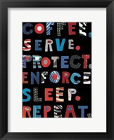 Policeman's Inspiration Fine Art Print