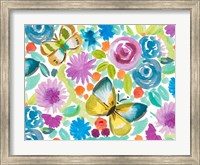 Tropical Butterfly Garden Fine Art Print