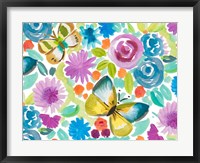 Tropical Butterfly Garden Fine Art Print