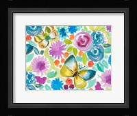Tropical Butterfly Garden Fine Art Print