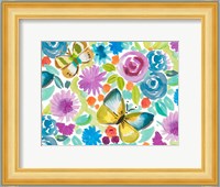 Tropical Butterfly Garden Fine Art Print