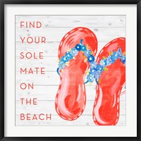 Find Your Sole Mate on the Beach Fine Art Print