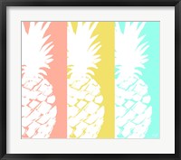 Modern Pineapple Trio Fine Art Print