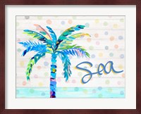 Palm Tree Near the Sea Fine Art Print