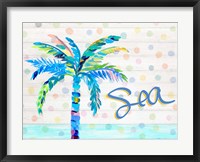 Palm Tree Near the Sea Fine Art Print
