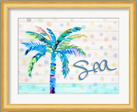 Palm Tree Near the Sea Fine Art Print