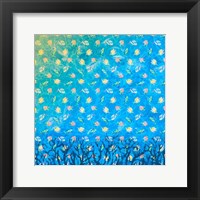 Swim with the Fish Pattern (dark blue) Fine Art Print