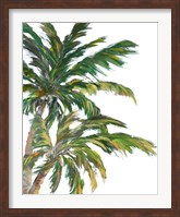 Tropical Trees on White I Fine Art Print