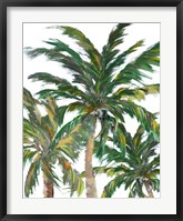 Tropical Trees on White III Fine Art Print