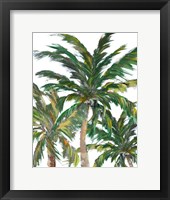 Tropical Trees on White III Fine Art Print