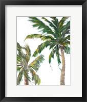 Tropical Trees on White II Fine Art Print