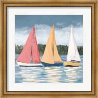 Soft Pastel Sails Fine Art Print