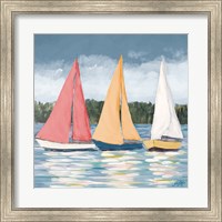 Soft Pastel Sails Fine Art Print