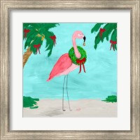 Fa La La La Flamingo Holiday I Fine Art Print