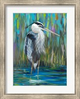 Standing Heron I Fine Art Print