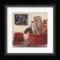 Red Jungle Spa I Framed Print