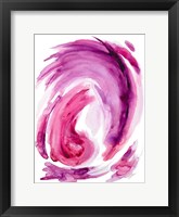 Pink Swirl I Framed Print