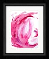 Pink Swirl II Framed Print