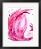Pink Swirl II Framed Print