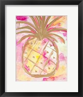 Pink Gold Pineapple Fine Art Print