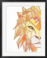 Retro Lion Fine Art Print